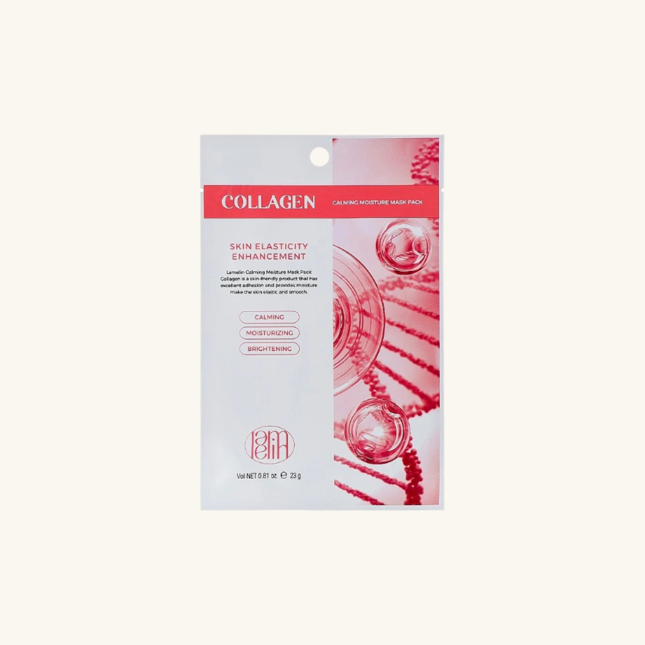 Lamelin Calming Moisture Mask Pack Collagen