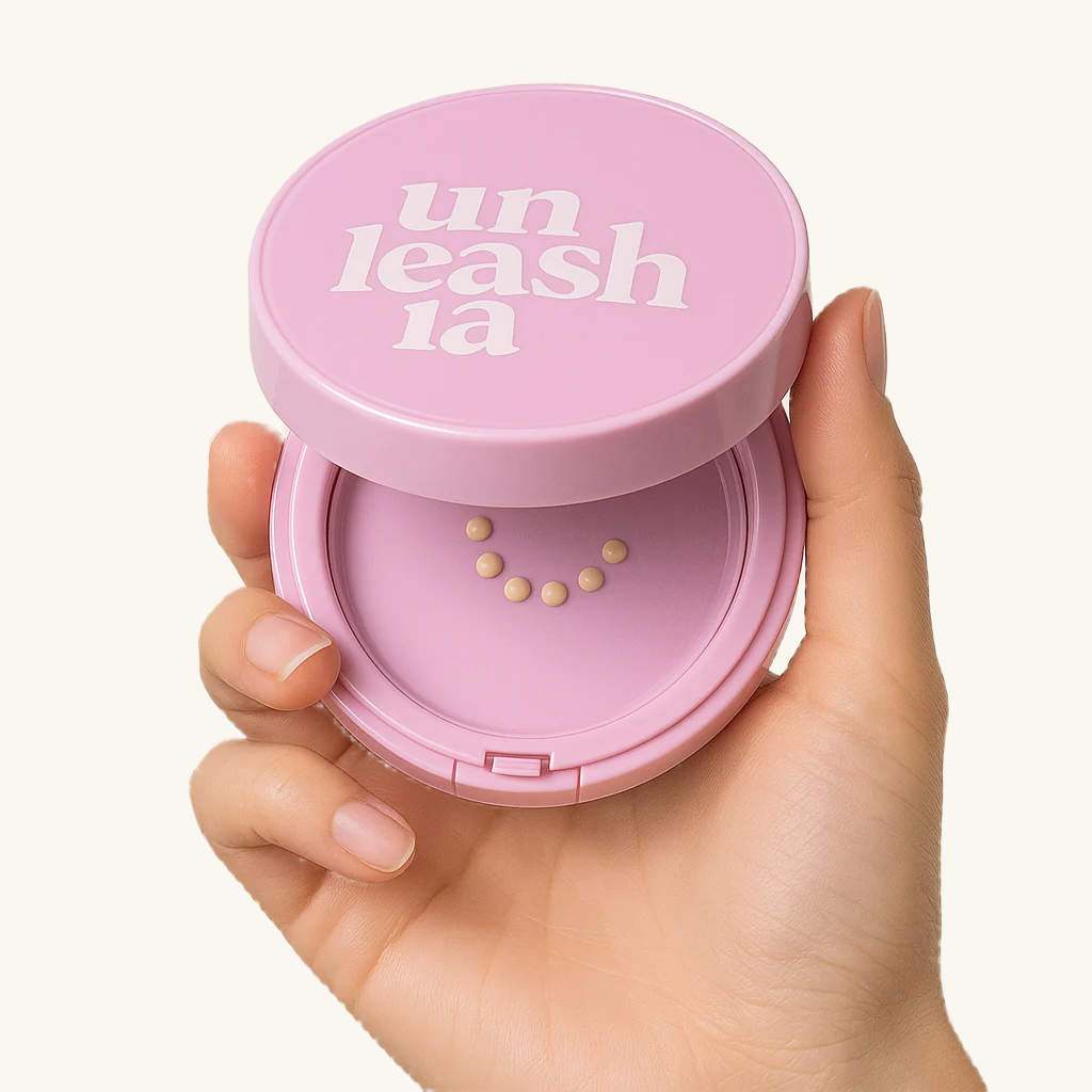 Unleashia Don't Touch Glass Pink Cushion