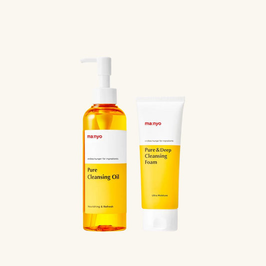 Ma:nyo Double Cleansing Oil + Foam