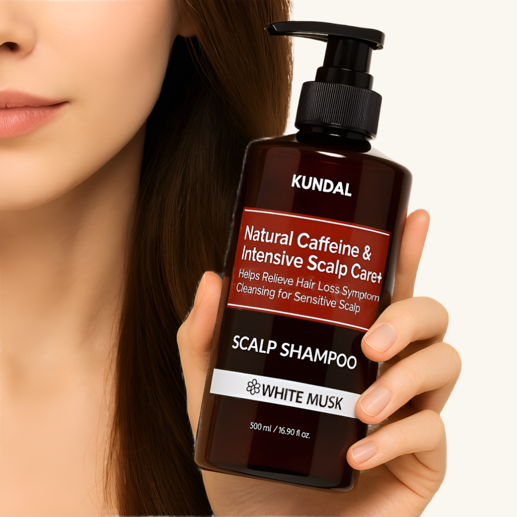 Kundal Natural Caffeine & Intensive Scalp Care + Shampoo