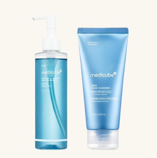 Medicube Double Cleansing Zero Pore Blackhead oil and foam