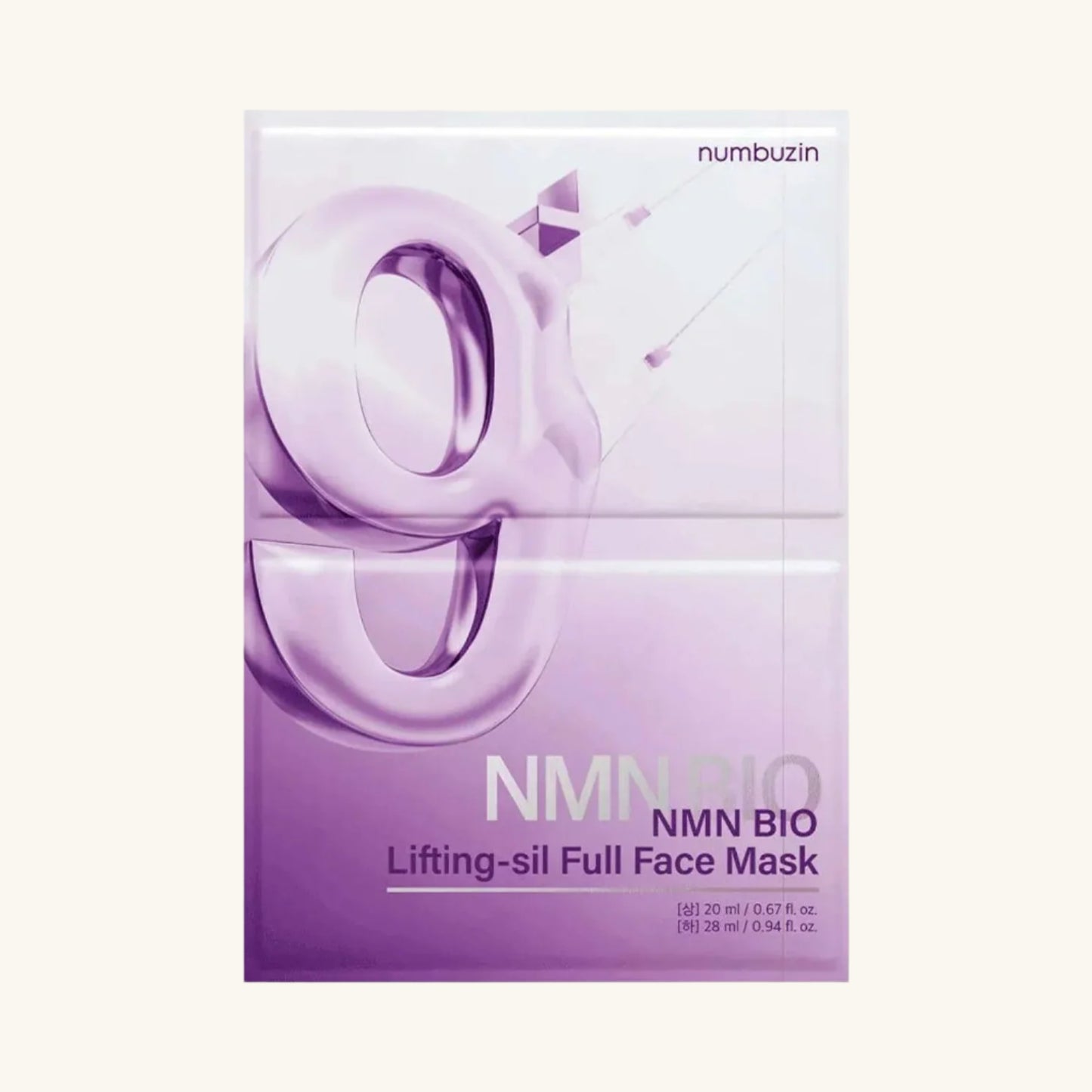 Numbuzin No.9 NAD Bio Lifting Full Cover Facial Mask (4EA) +GWP