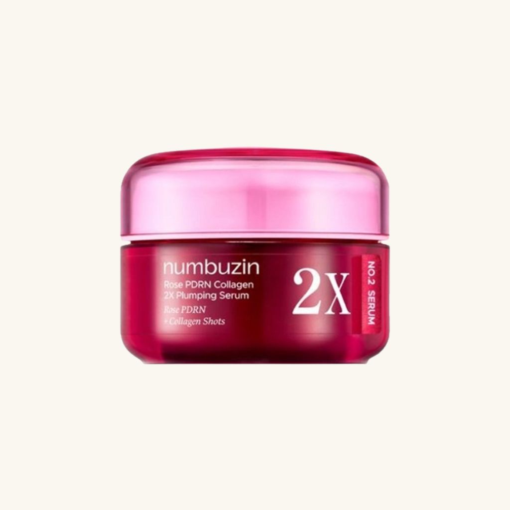 Numbuzin No 2 Rose PDRN Collagen 2x plumping serum
