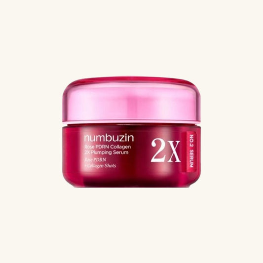 Numbuzin No 2 Rose PDRN Collagen 2x plumping serum